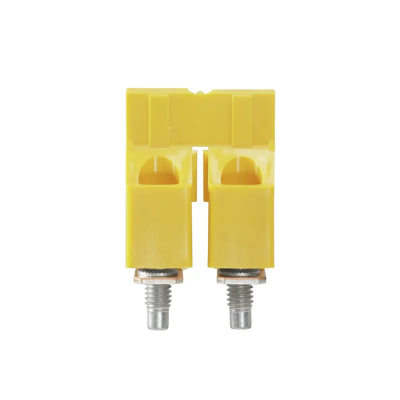 WQV 16/2 Puente atornillable amarillo de 2 polos para WDU de 16 mm²