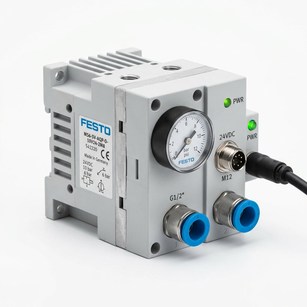 FESTO MS6-SV-AQP-D-10V24-2M8