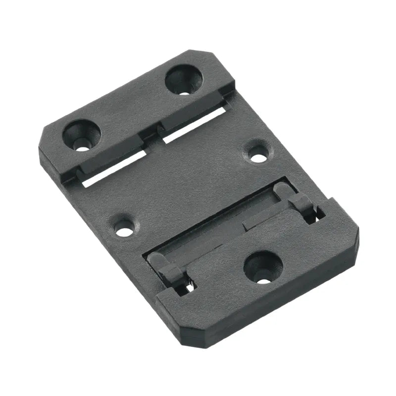 MTA 45 BK Pie de montaje a presión para montarse en Riel DIN TS 35 Color negro