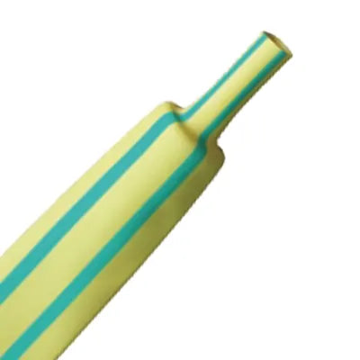 Tubo termocontráctil verde-amarillo Contracción 2:1 2.4mm (3/32″) <20AWG