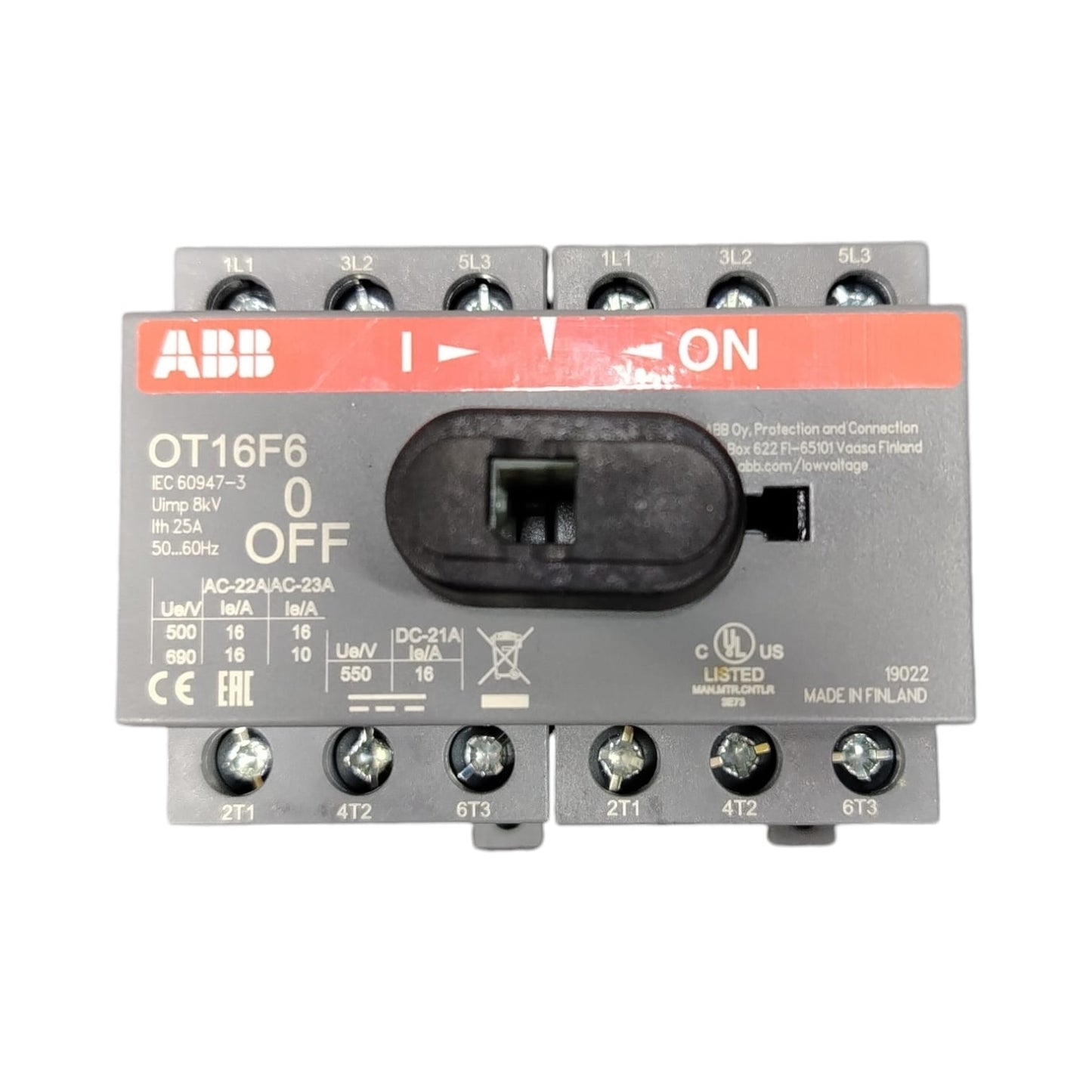 ABB OT16F6 Interruptor termomagnético