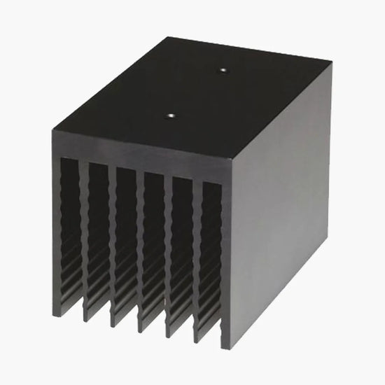 Disipador de calor, aluminio anodizado, 2 K/W, 65x100mm, solo para 77.25