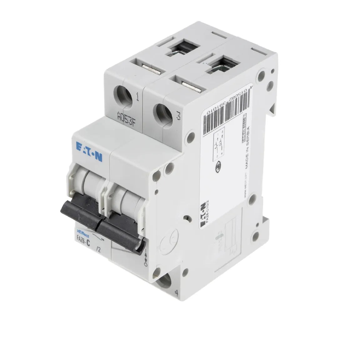 FAZ6-C20/2 Interruptor termomagnético miniatura MCB 2P 20A 10kA Curva C