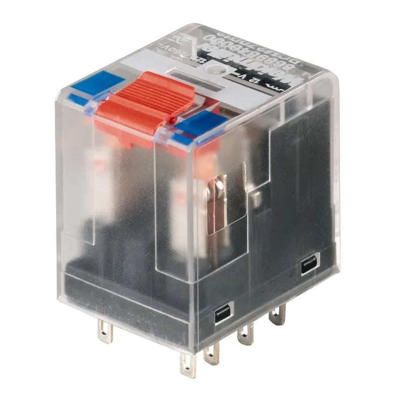 RCM570615 Relevador 14 pines 115VAC 4CO 4NA4NC AgNi 10A 250V Con test button