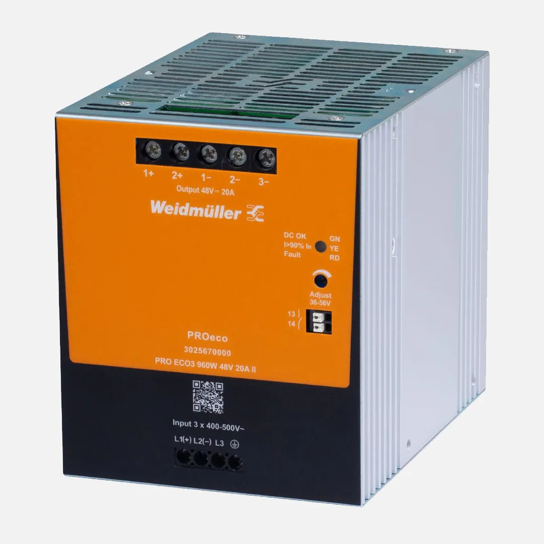 PRO ECO3 960W 48V 20A II  Fuente de alimentacion trifasica 3×400-500VCA