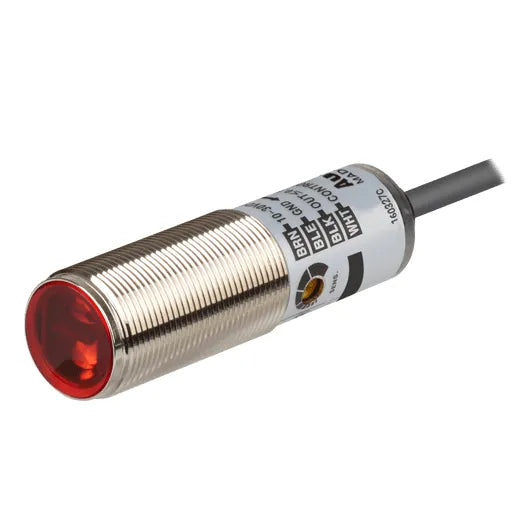 BRQM400-DDTA-P Sensor fotoeléctrico latón M18 Dif-Reflectivo 400mm 24VCD PNP