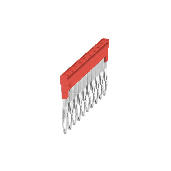 ZQV 2.5N/10 RD Puente enchufable rojo de 10 polos para la Serie-A de 2.5 mm²