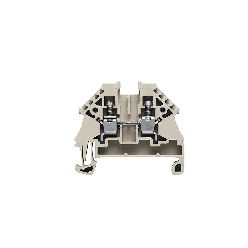 WDU 4N Clema de paso compacta en color beige 4mm² 26-10AWG 32A 500VCA