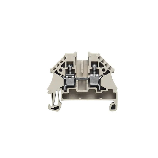 WDU 4N Clema de paso compacta en color beige 4mm² 26-10AWG 32A 500VCA