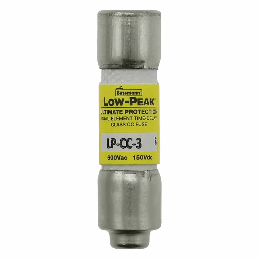 LOW PEAK FUSIBLE ACCION RETARDADA CLASE CC 10X38MM 3A 600VCA 200KA