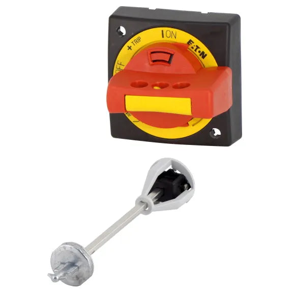 PKZ0-XRH Maneta para acoplamiento en puerta roja-amarilla PKZM0/PKZM4.
