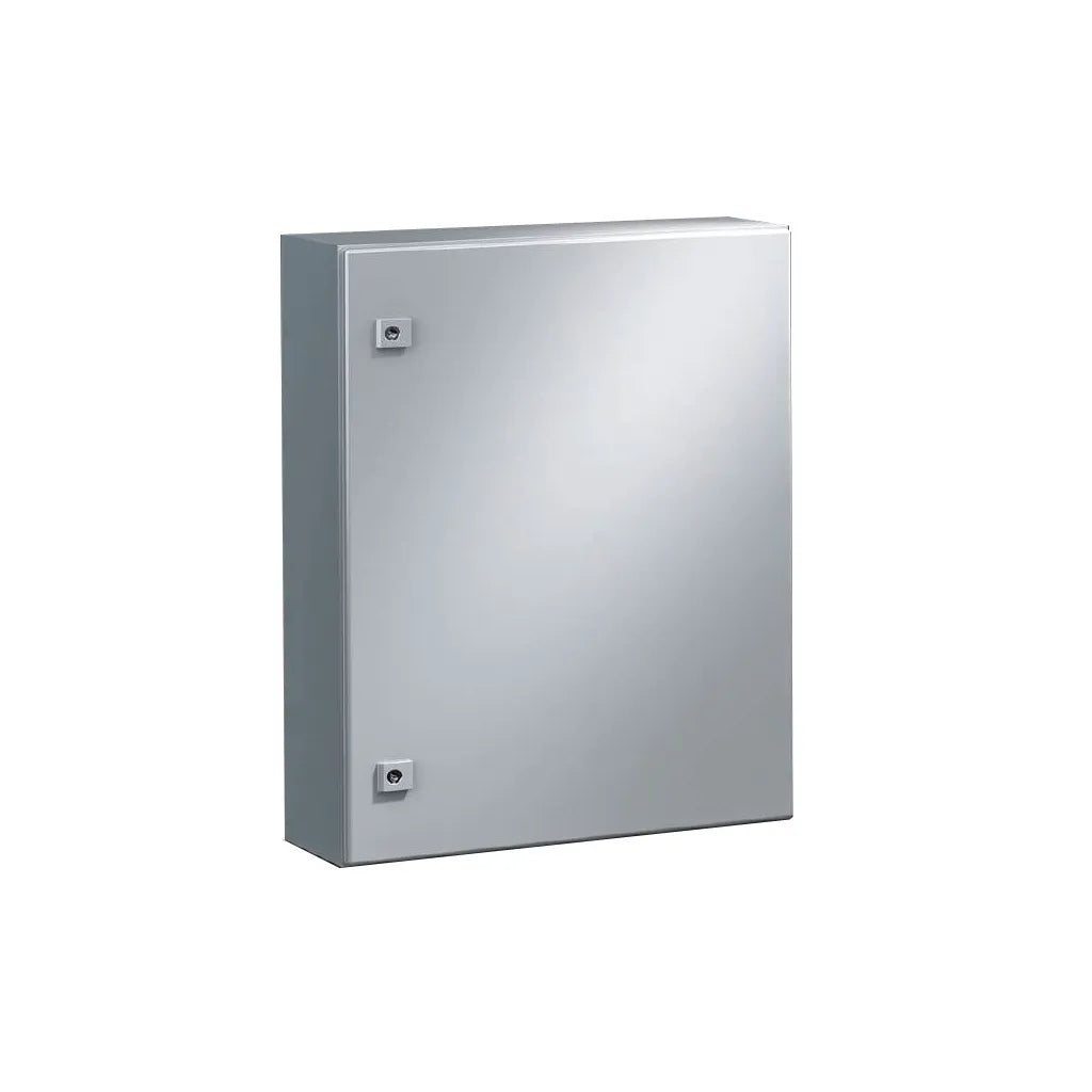 AE Gabinete mural de chapa de acero 1P 700Hx500Wx250Dmm RAL7035 IP66 NEMA 4