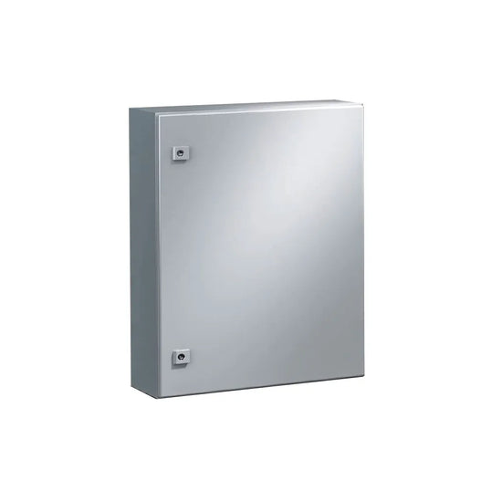 AE Gabinete mural de chapa de acero 1P 700Hx500Wx250Dmm RAL7035 IP66 NEMA 4