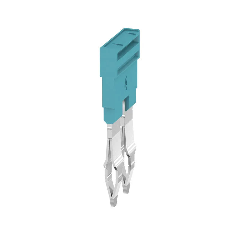 ZQV 4N/2 BL Puente enchufable azul de 2 polos para la Serie-A de 4 mm²
