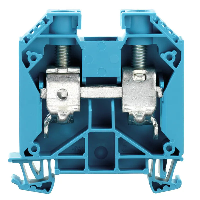 WDU 35 BL Clema de paso en color azul 35mm² 12-2AWG 125A 1000VCA