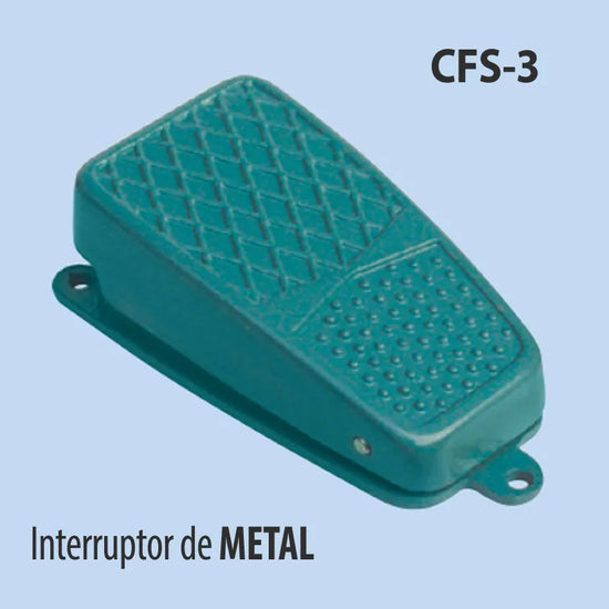 Interruptor de pedal de aluminio 10A 250 VAC fuerza de accion 1.2Kg