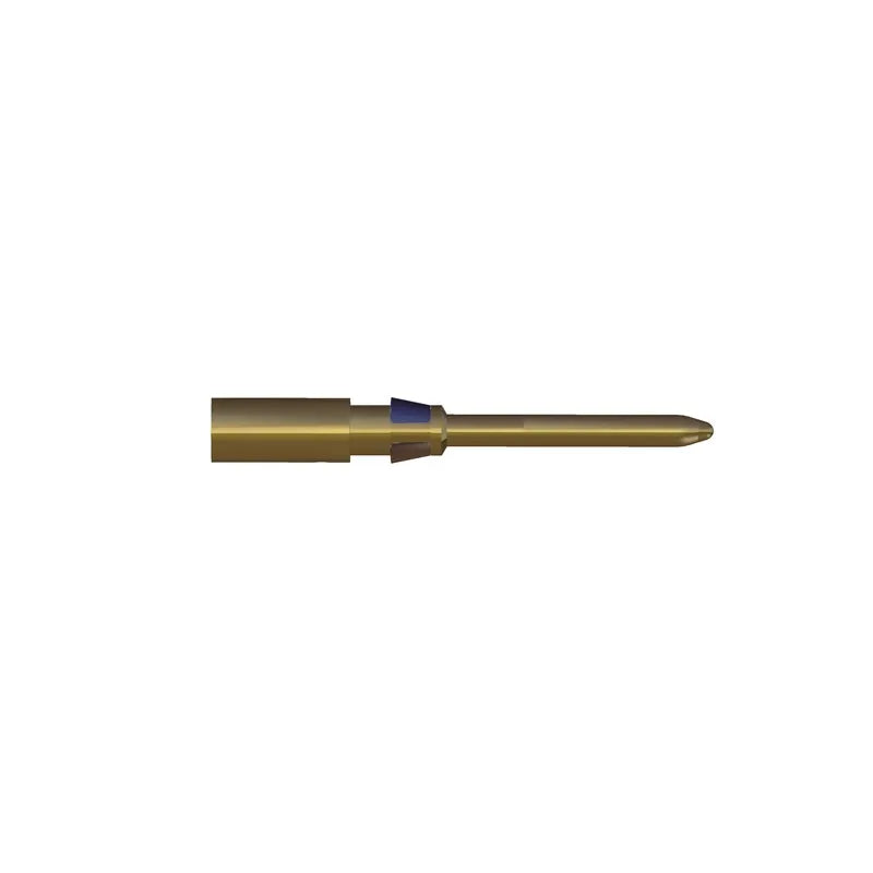 HDC-C-HD-SM2.5AU Pin macho para crimpar 2.5mm² 14AWG 10A Oro 100pzs