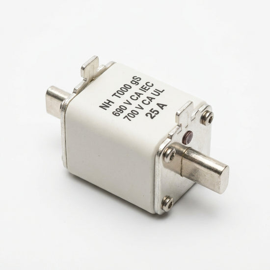 Fusible cuadrado de alta velocidad NH  T000 gS 690 V CA IEC 700 V CA UL 25 A