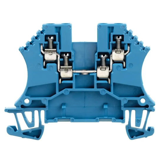 WDU 1.5/ZZ BL Clema con conexión gemela Color azul 1.5mm² 26-12AWG 17.5A 800VCA