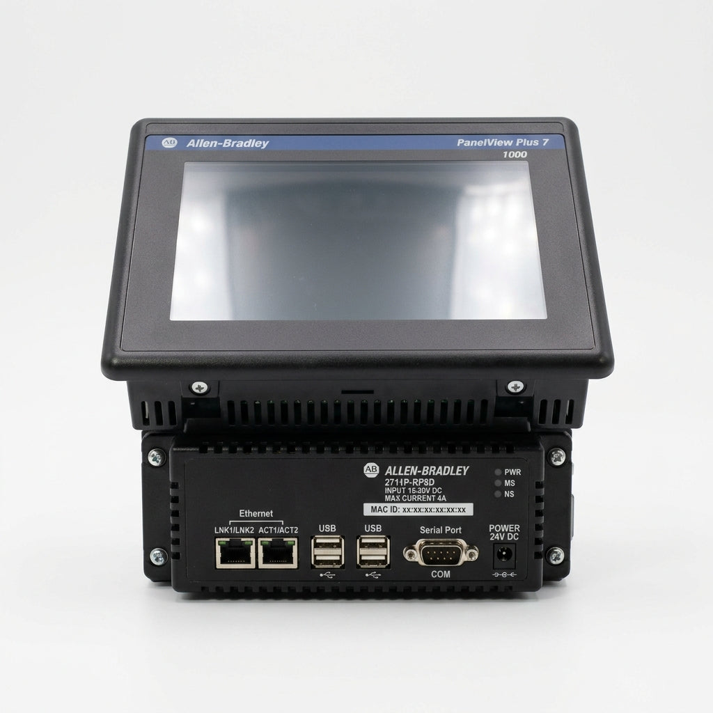 ALLEN BRADLEY  2711P-RDT10C + 2711P-RP8D Panel View