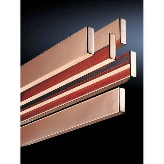 SV Barra colectora de E-Cu F30 540A 20x10mm 2400Lmm 3 piezas