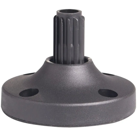 Base de plástico de Ø70 mm con junta de goma impermeable