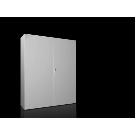 AX Gabinete mural de chapa de acero 2P 1200Hx1000Wx300Dmm RAL7035 IP55 NEMA 12