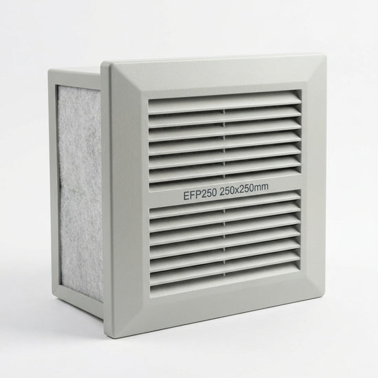 Filtro de salida con estera para EFP250 250X250mm RAL 7035