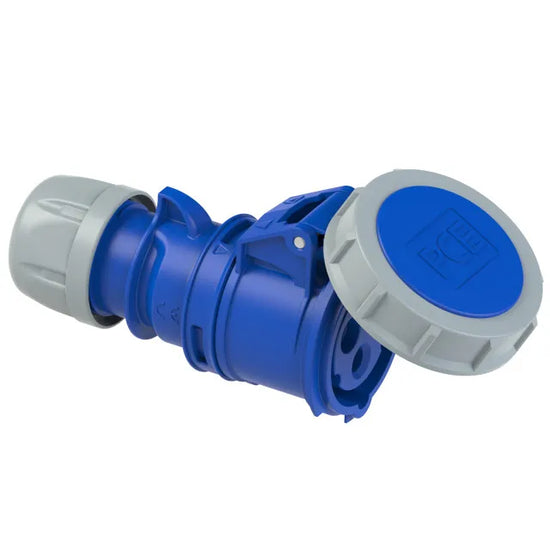 2704 Base aerea 2P+T 6H 32A 230V IP67 Azul