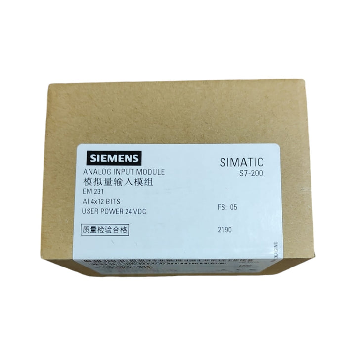 Siemens 6ES7 231-0HC22-0XA0 módulo de entrada analógica.