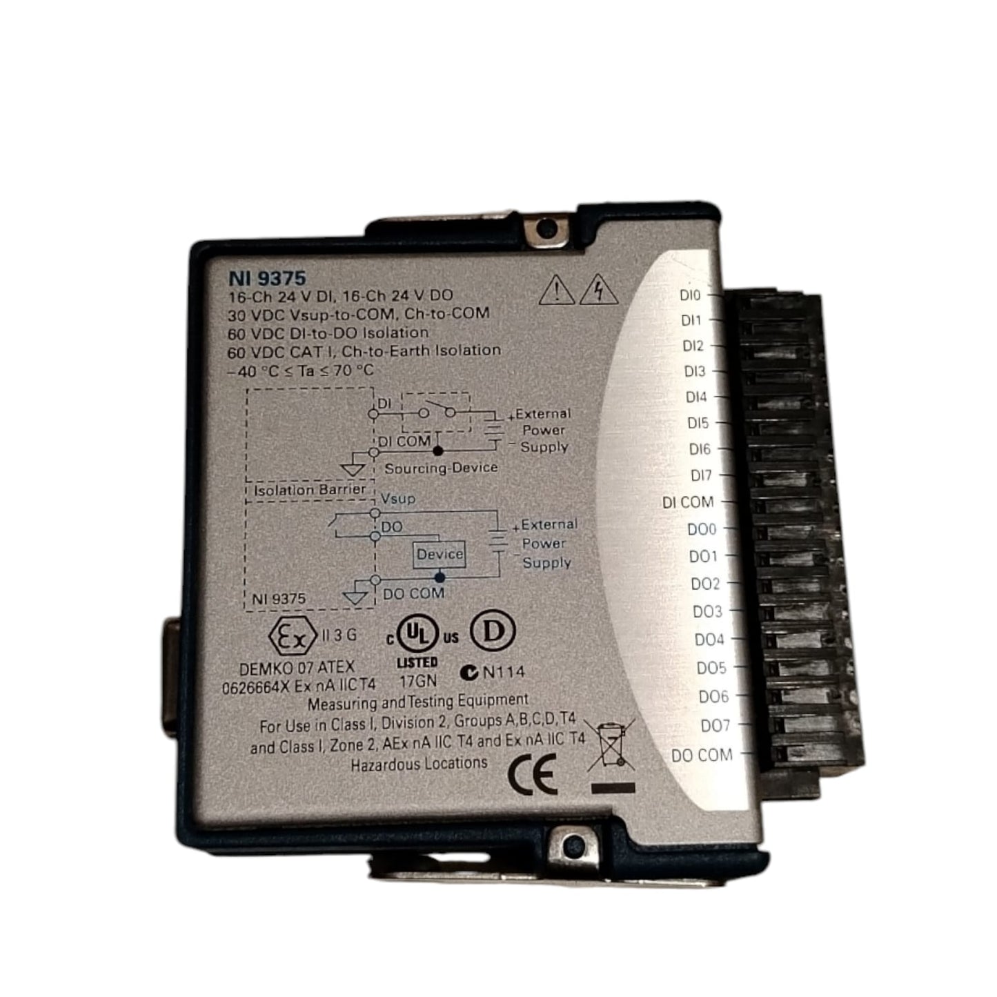 National instruments NI-9375 módulo de entrada analógica