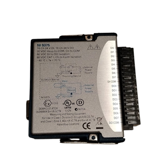 National instruments NI-9375 módulo de entrada analógica