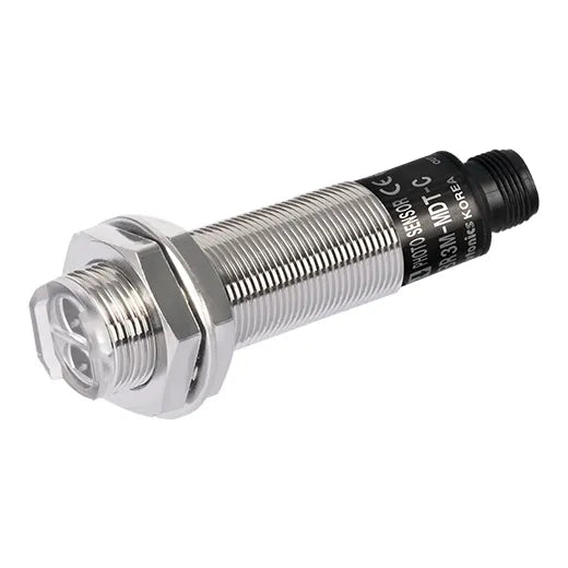 BR3M-MDT-C-P Sensor fotoeléctrico latón M18 Retroreflectivo 3m 24VCD PNP C/Co-X