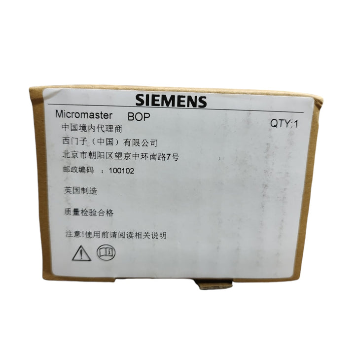 Siemens 6SE6400-0BP00-0AA0 micromaster 4