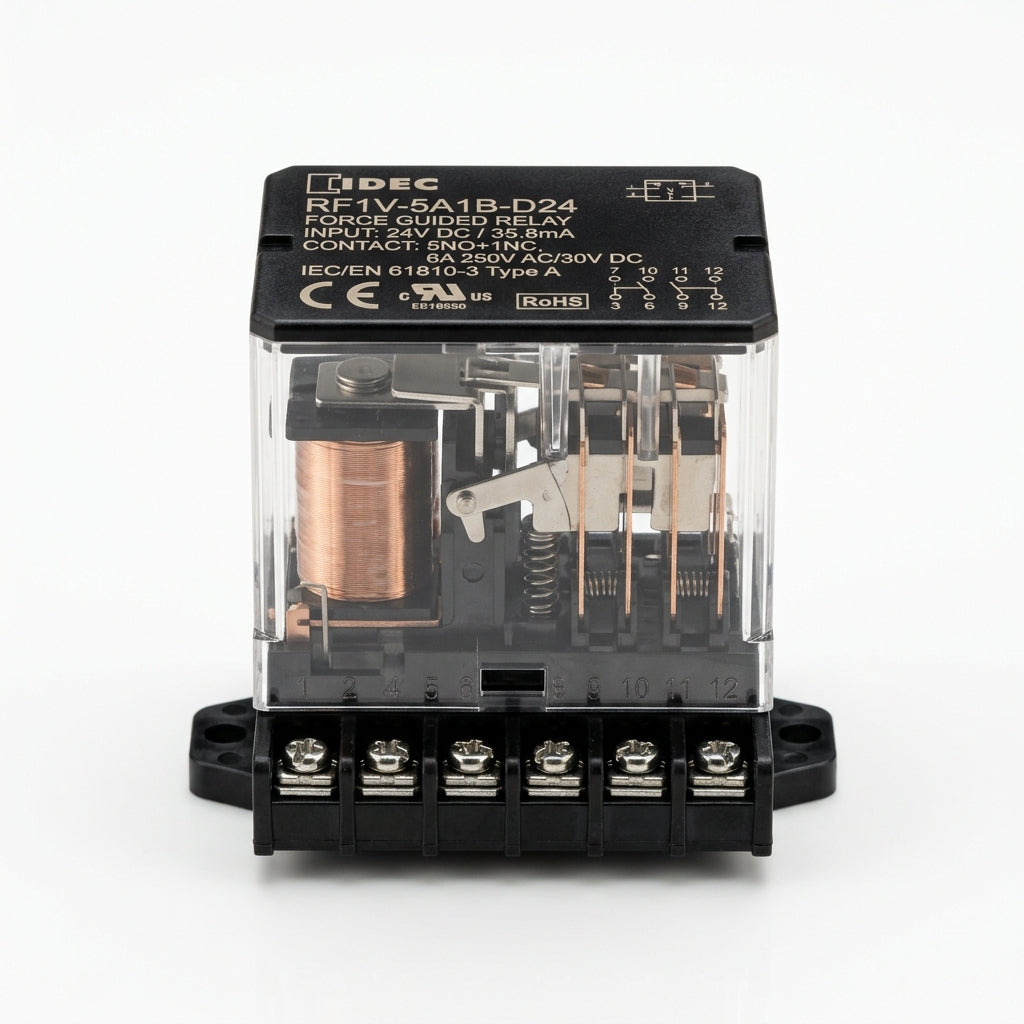 Relevador IDEC RF1V-5A1B-D24 24V.
