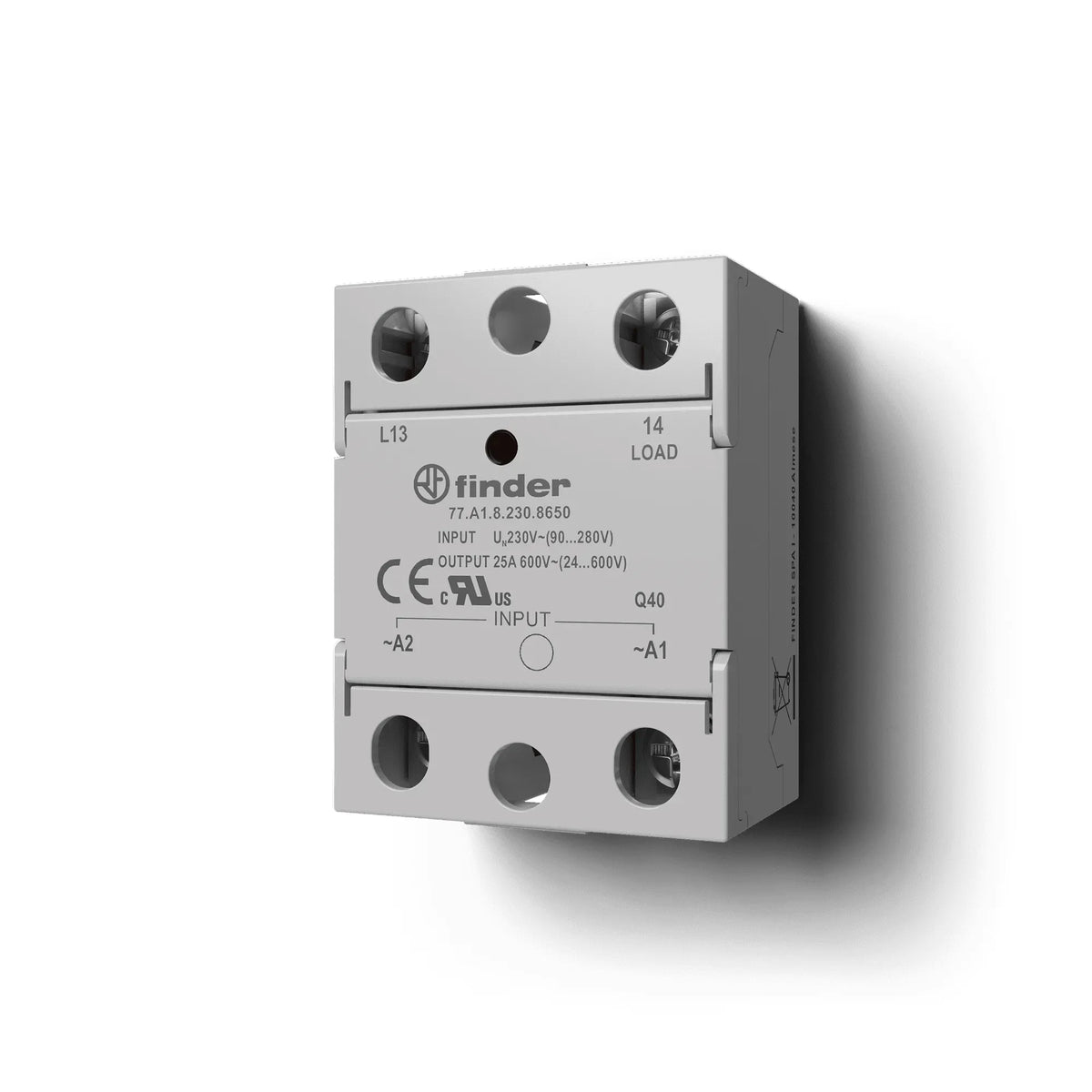 SSR monofásico 100A Input 230VCA Output 60VCA Cruce por cero salida tipo relay