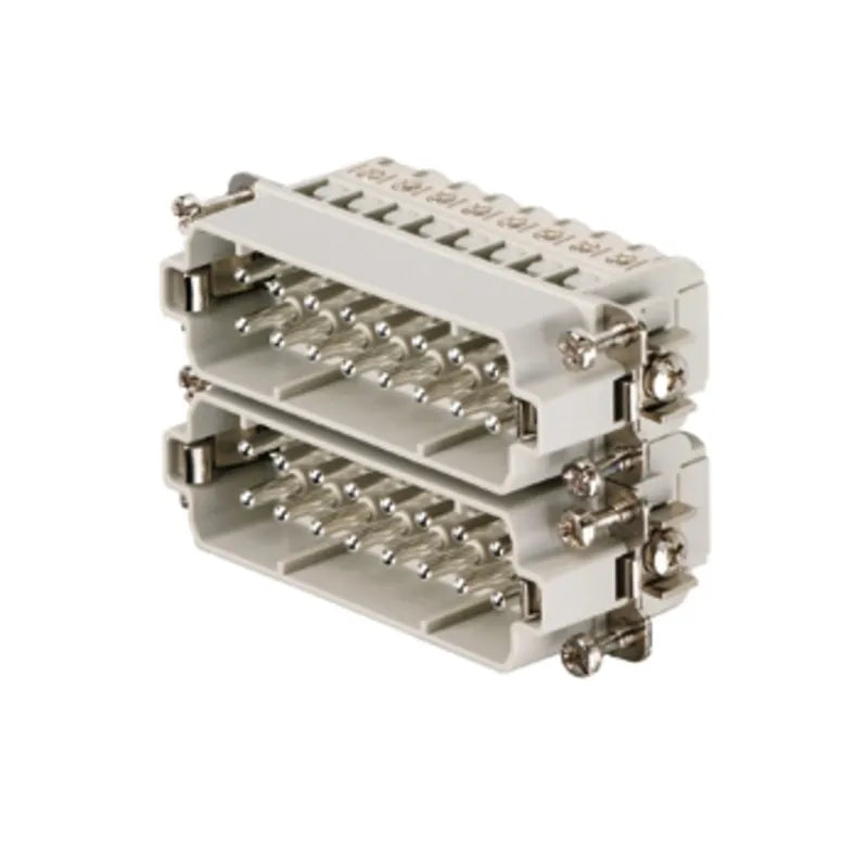 HDC HA 16 MS 17-32 Inserto macho Conexión tornillo 16P+PE 16A 250V Grupo 7