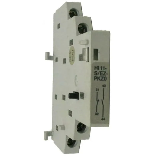 HI11-S/EZ-PKZ-2 Contacto auxiliar para guardamotor 1NA+1NC montaje lateral.
