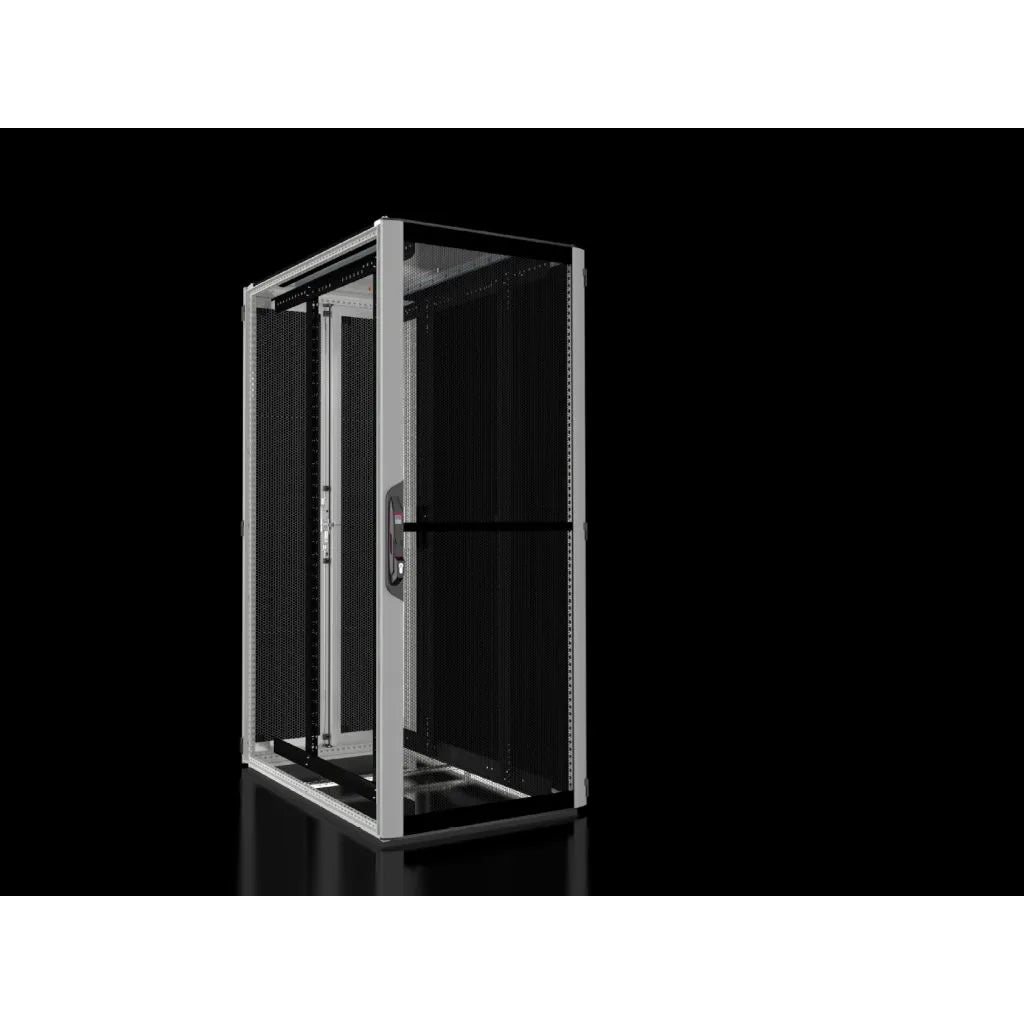 VX IT Armario de red con puertas perforadas Chapa De Acero 2000Hx800Wx1200Dmm