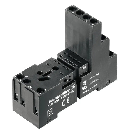 SCM 4CO Base para relé RCM EMC de 4CO 4NA4NC 6A 300V