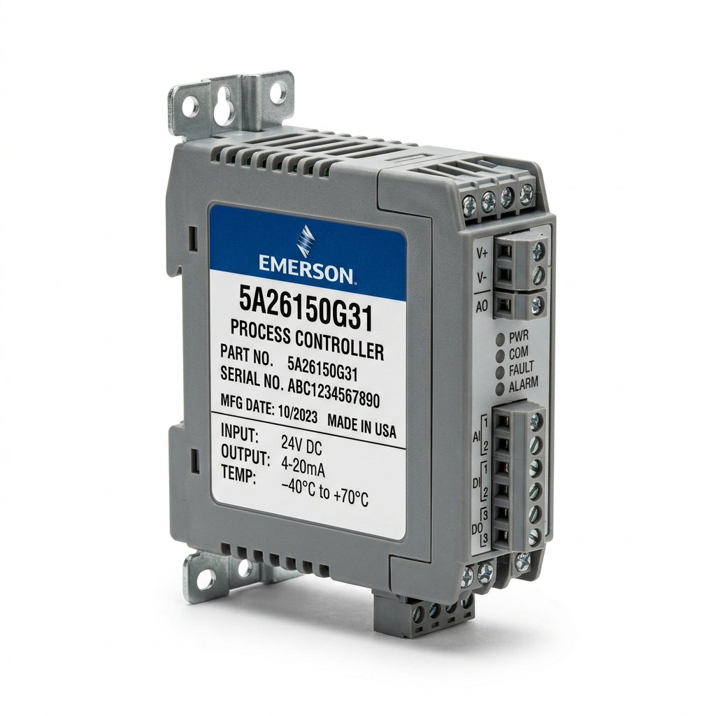 EMERSON 5A26150G31 módulo de control industrial