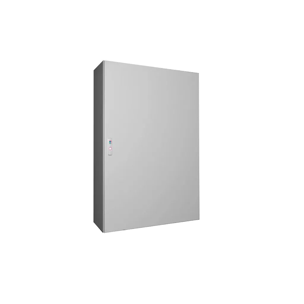 AX Gabinete mural de chapa de acero 1P 1200Hx800Wx300Dmm RAL7035 IP66 NEMA 4
