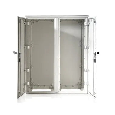 GLASS Gabinete mural de poliester 1 Puerta 1250Hx1000Wx420Dmm RAL7035 IP65