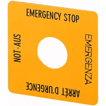SQT1 PLACA IND AMA-GRAB NEGR 50X50mm Q25