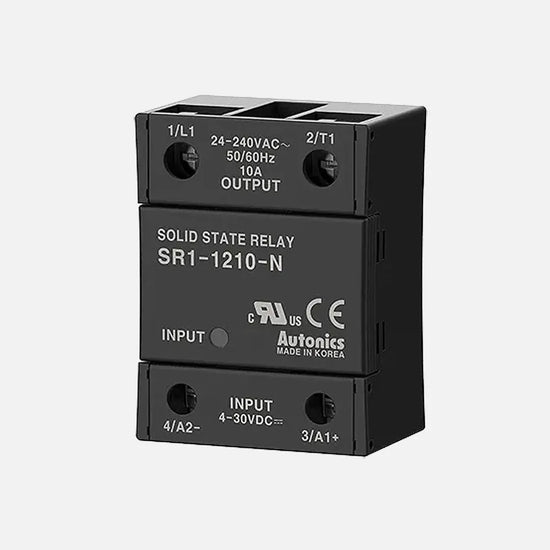 SR1-1210-N SSR monofásico 10A Input 4-30VCD Output 24-240VCA cruce por cero