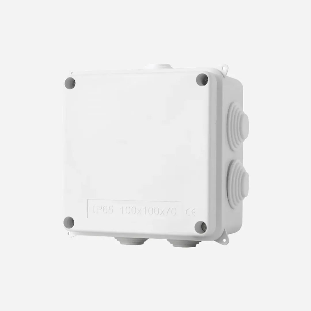Caja estanca c/conos 7/28 100mmHX100mmWX70mmD Plastico ABS IP65