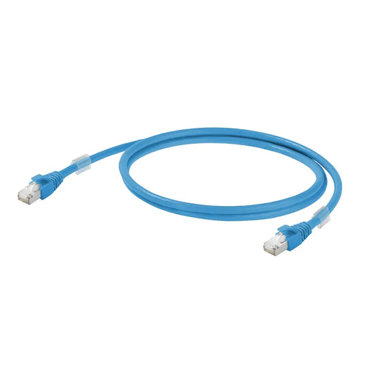 IE-C6FP8LB0050M40M40-B Patch cord Cat 6A RJ45/RJ45 Macho Color azul 5m