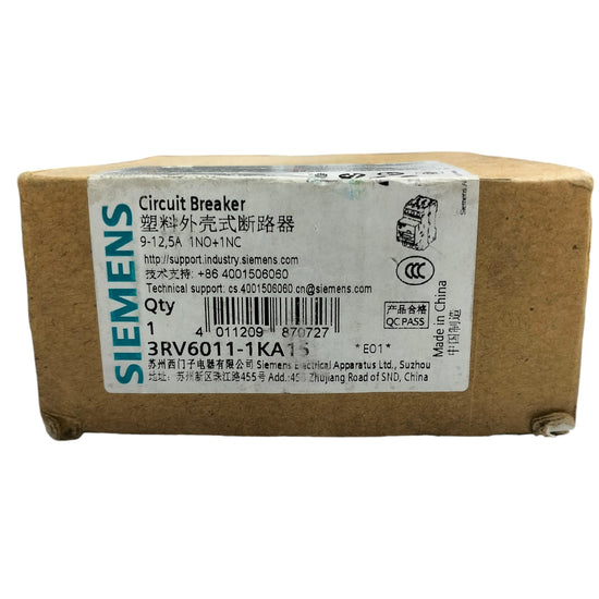 Siemens 3rv6011-1ka15 SIRIUS *E01*