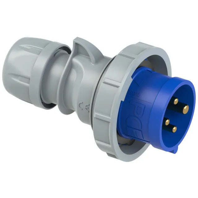 2602 Clavija aerea 3P+T 9H 16A 230V IP67 Azul