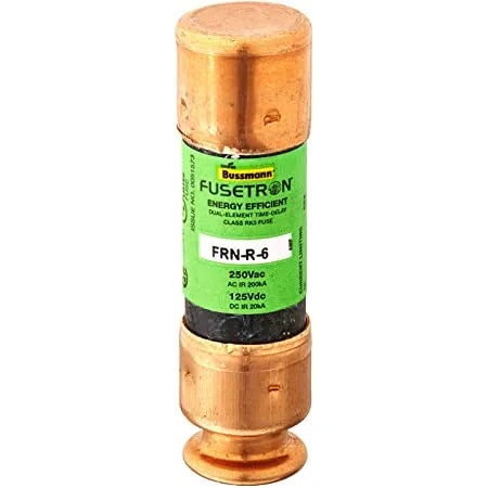Fusetron Fusible accion retardada Clase RK5 2-Elemento 14x51mm 6A 250VCA 200kA